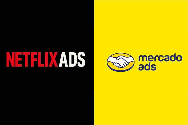 Imagem de divulgação da parceria entre Mercado Ads e Netflix Ads