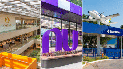 Natura, do Nubank e da Embraer, que ocupam, respectivamente, as posições 28, 93 e 95 no ranking de melhores empresas do mundo para mulheres de 2026, da Forbes e da Statista