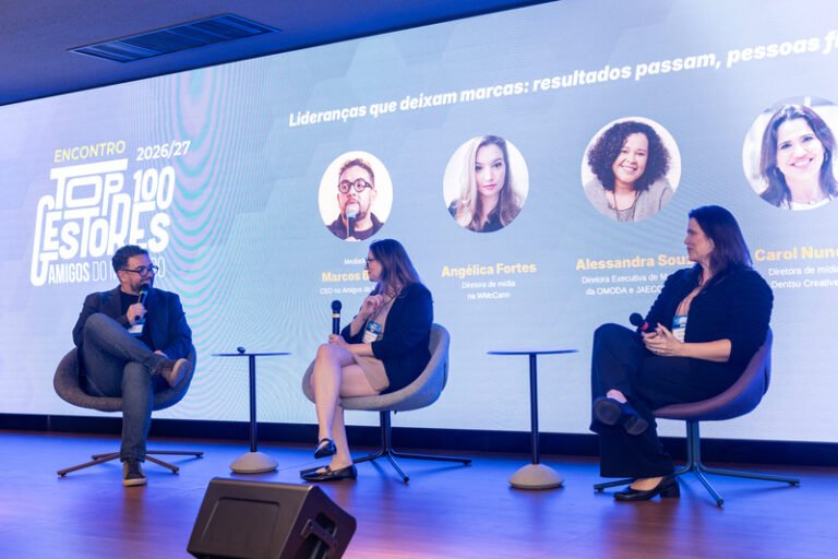 Marcos Braga, Angélica Fortes e Carol Nunes participam de painel no encontro dos Top 100 Gestores 2026/27
